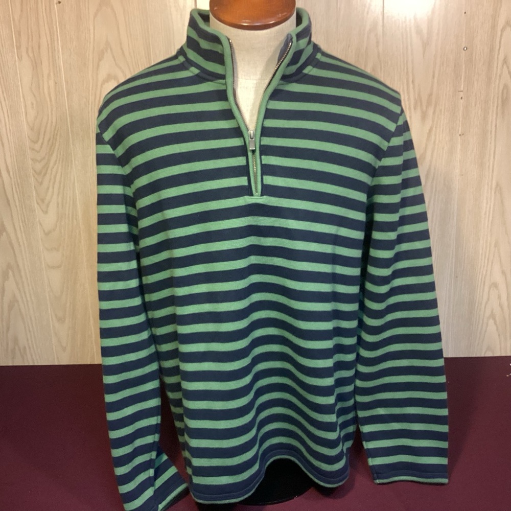 Vintage L.L. Bean Mens 1/4 zip pullover shirt jacket size large